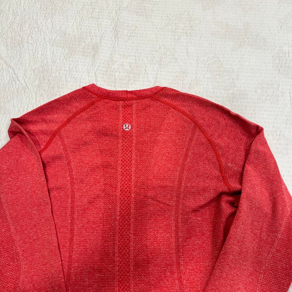 Lululemon Swiftly Tech Long Sleeve Red Size 6 Wom… - image 5